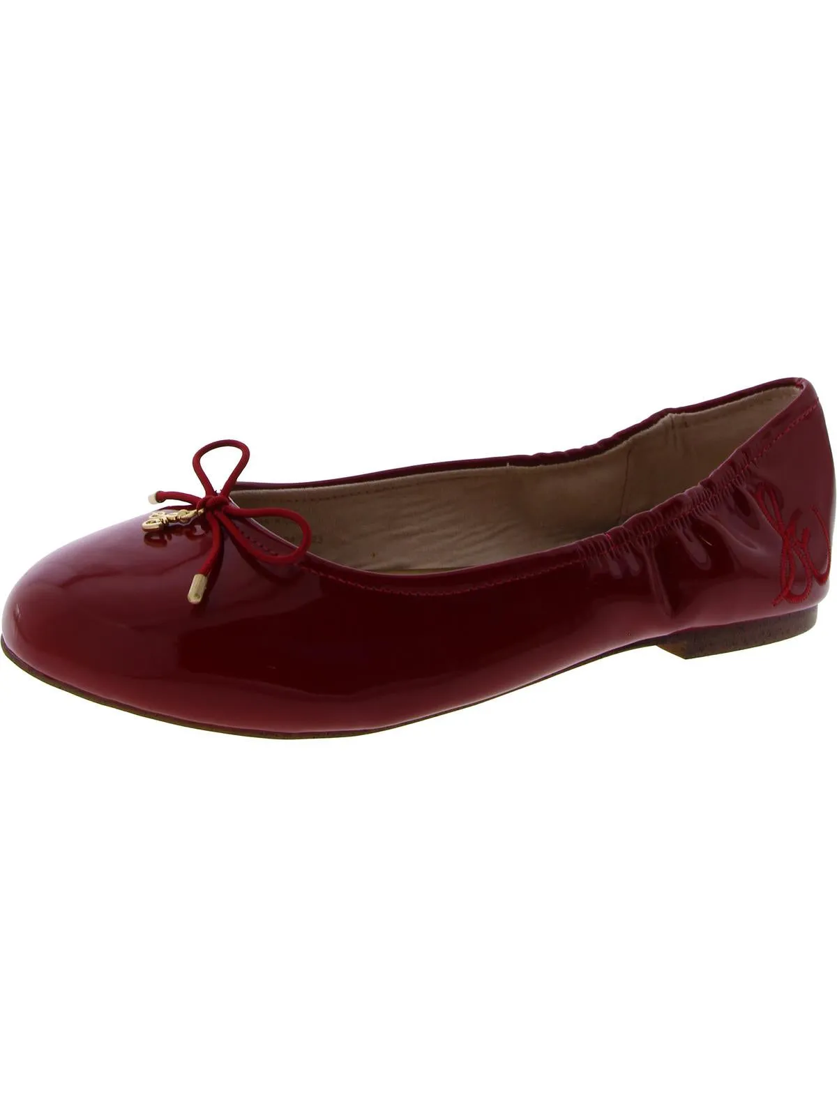 Felicia Girls Bow Slip On Ballet Flats