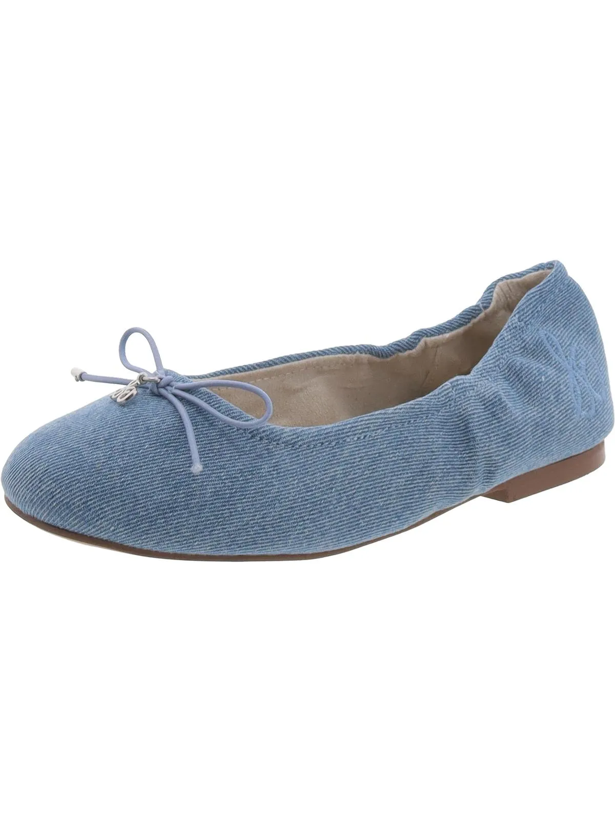 Felicia Girls Bow Slip On Ballet Flats
