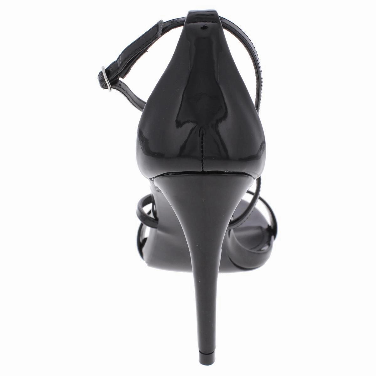Feliz Womens Patent Ankle Strap Heels