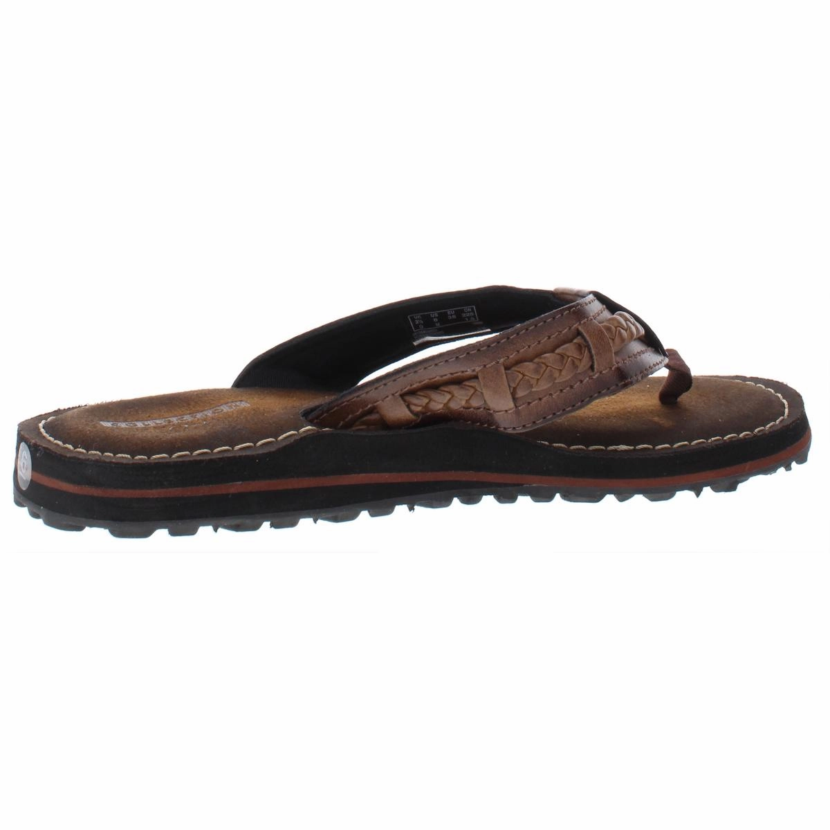 Fenner Nerice Womens Faux Leather Thong Flip-Flops