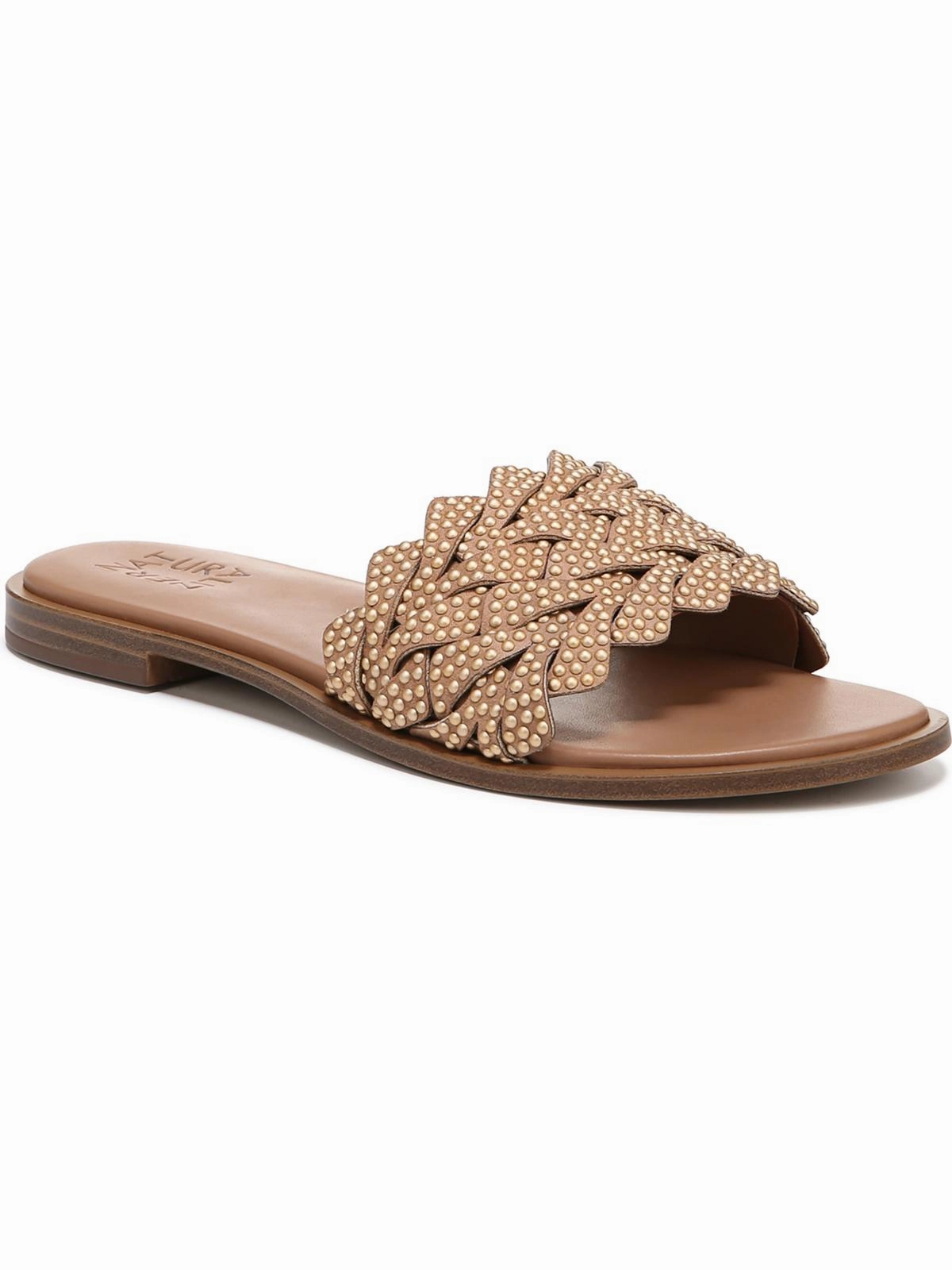 Fernanda Womens Embellished Slip-On Slide Sandals