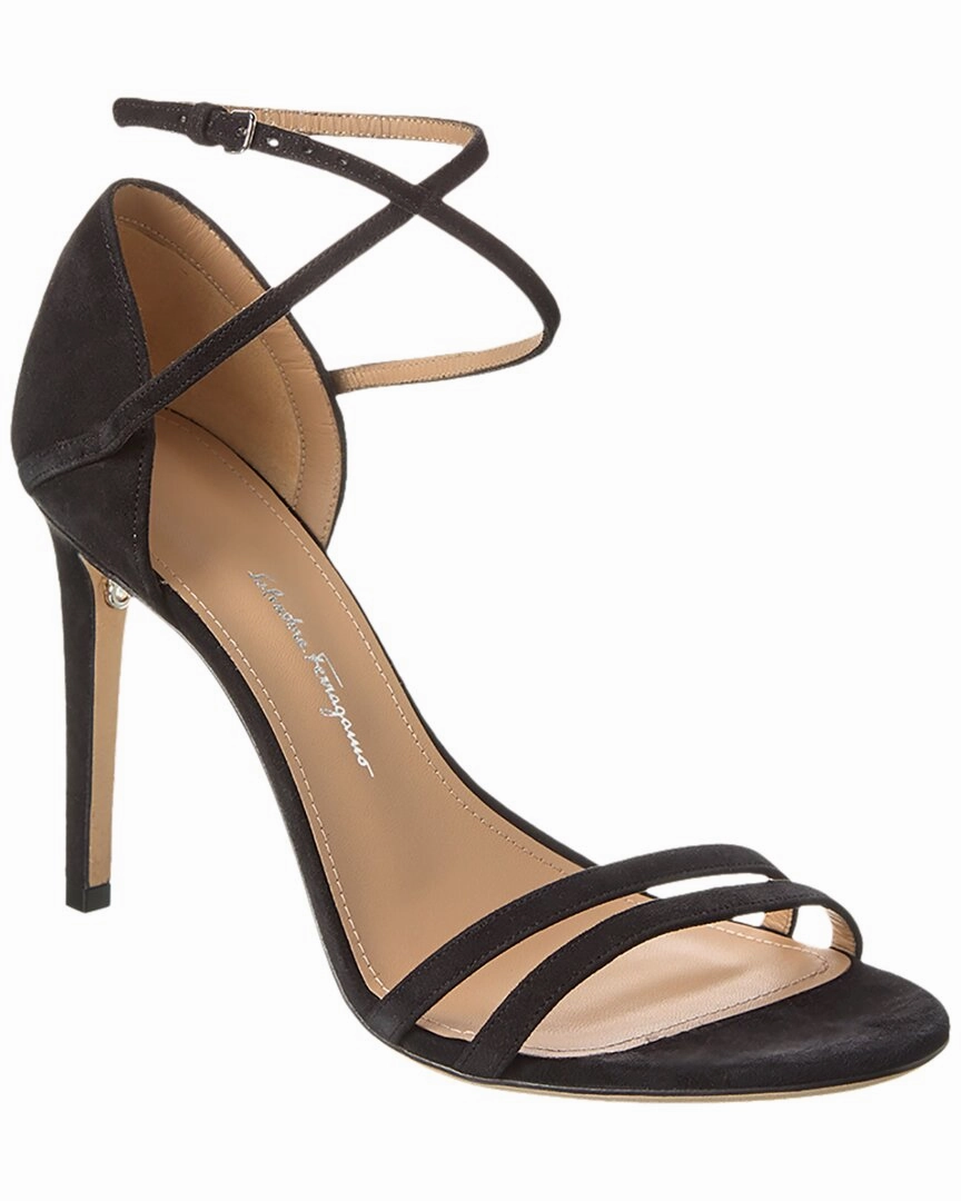 Ferragamo Ines XS Suede Sandal
