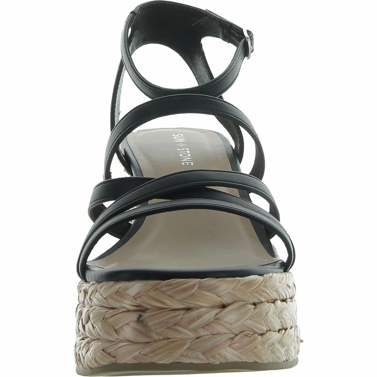 FINNICKK Womens Strappy Manmade Espadrilles