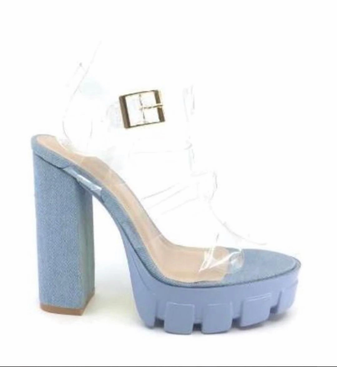 Fionna Heels- Denim
