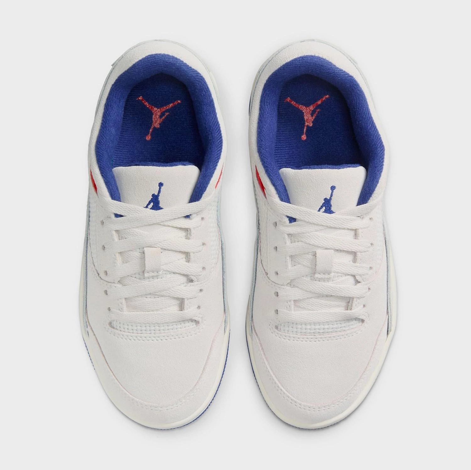 Flight Court Grade School Basketball Shoes (Phantom/Deep Royal Blue/Chile Red)
