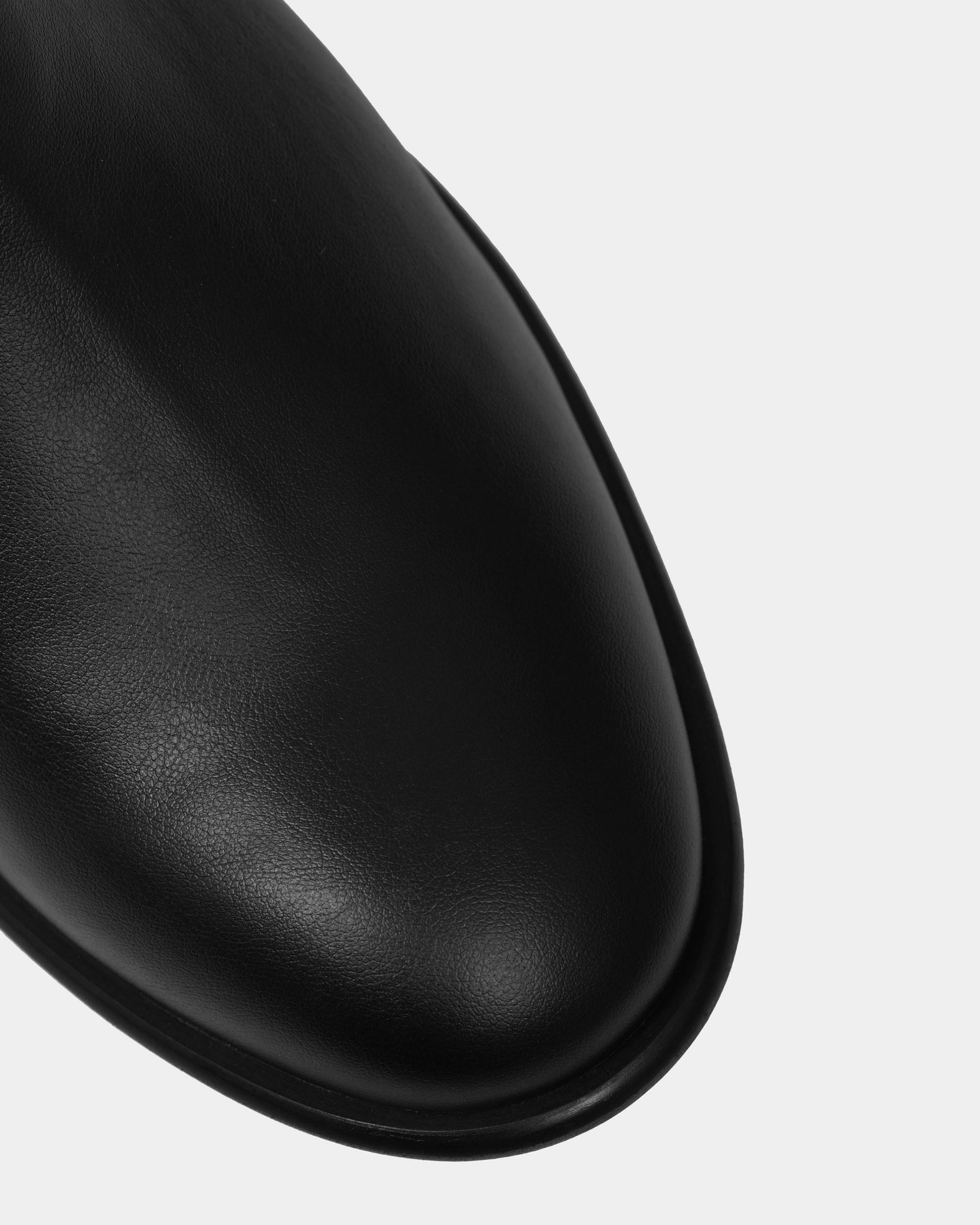 Flossy Vegan Leather Chelsea Boots | Black