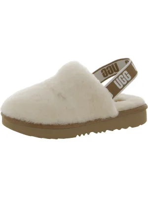 Fluff Yeah Girls Leather Mules