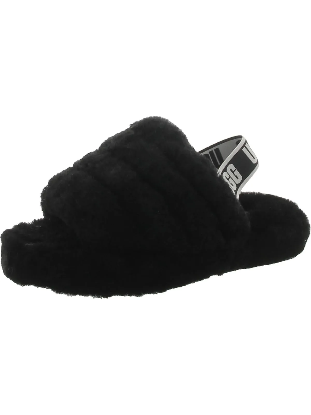 Fluff Yeah Girls Shearling Slip On Slingbacks