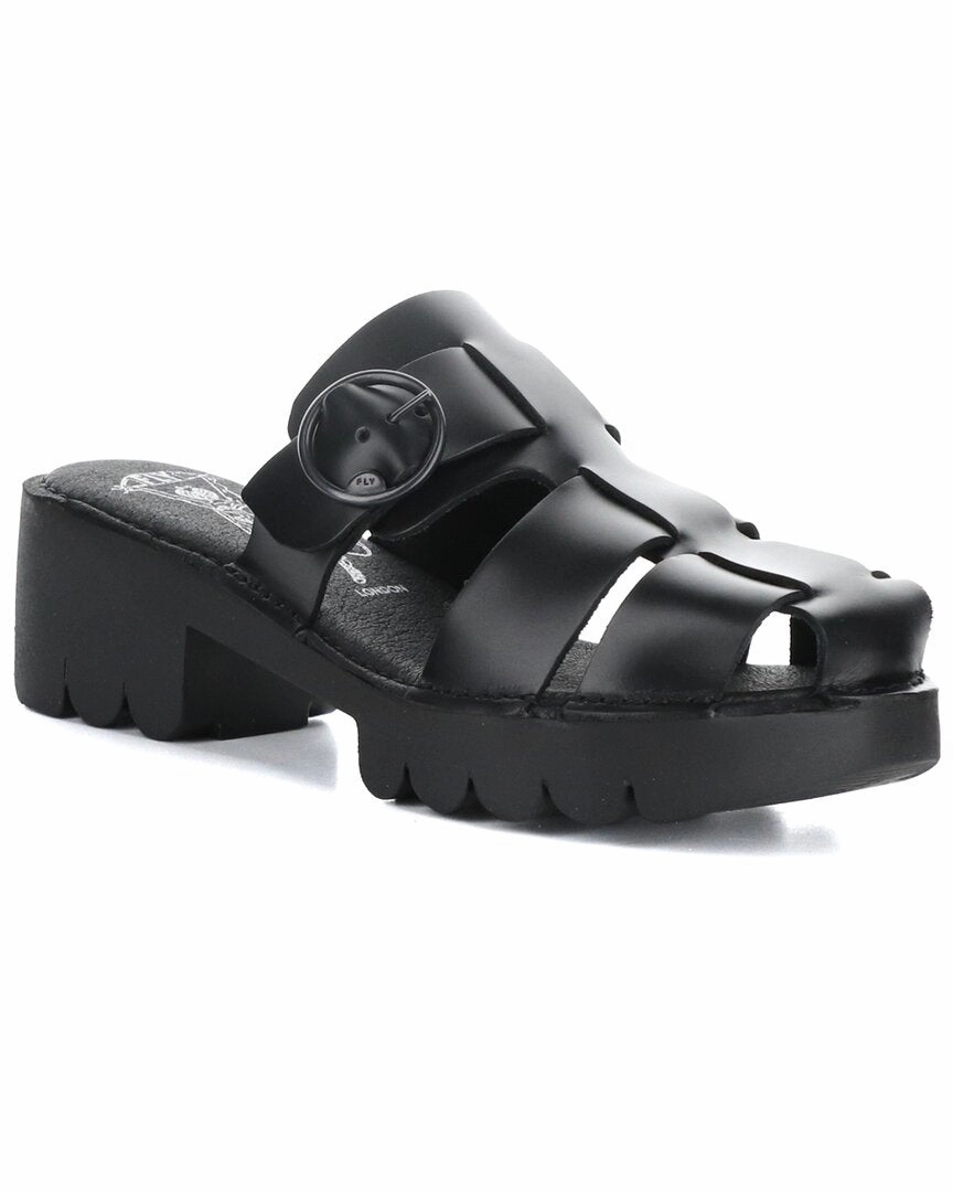 FLY London Envy Leather Sandal