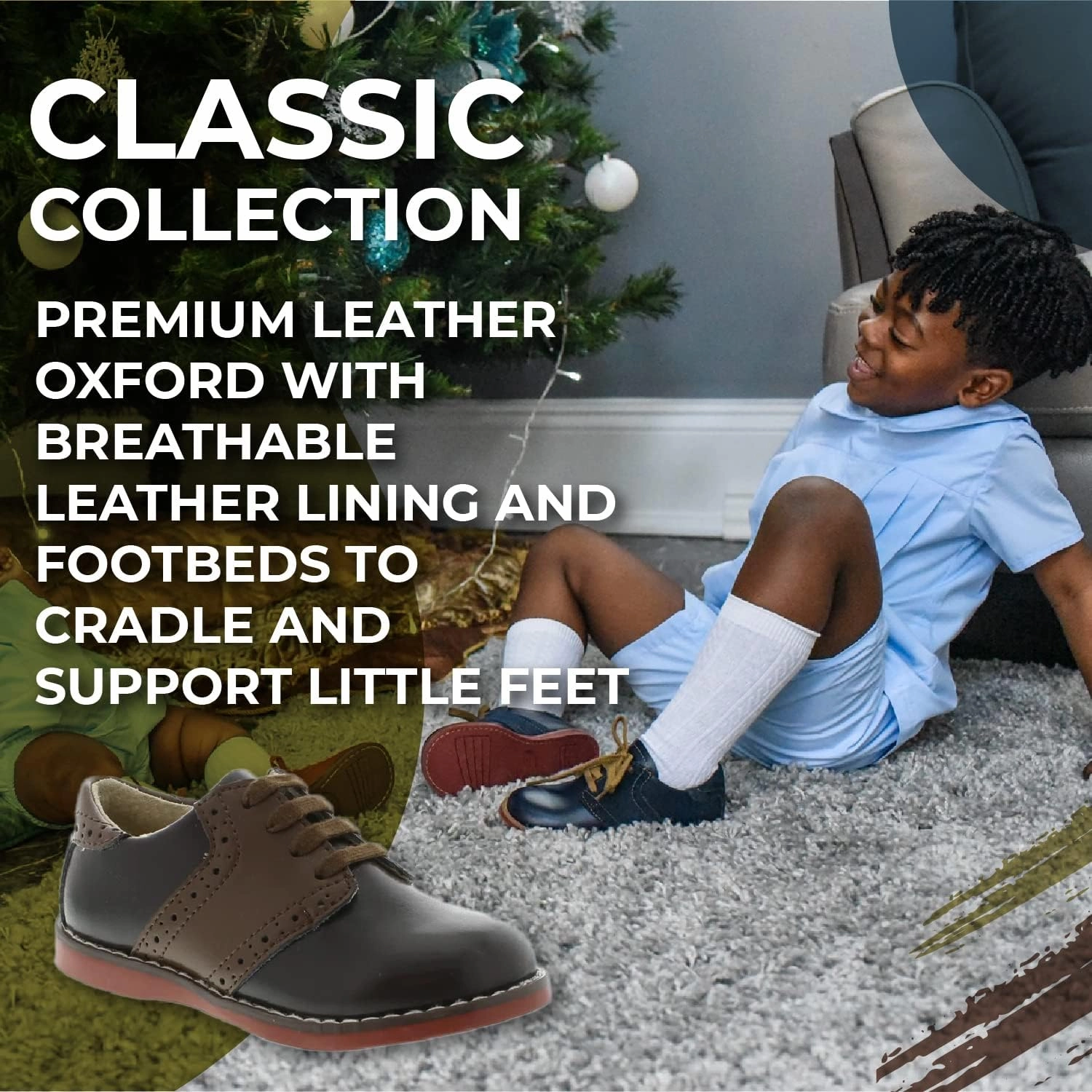 FOOTMATES Boy's Connor 2 (Toddler/Little Kid)