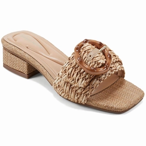 Gatlin 2 Womens Open Toe Woven Block Heel