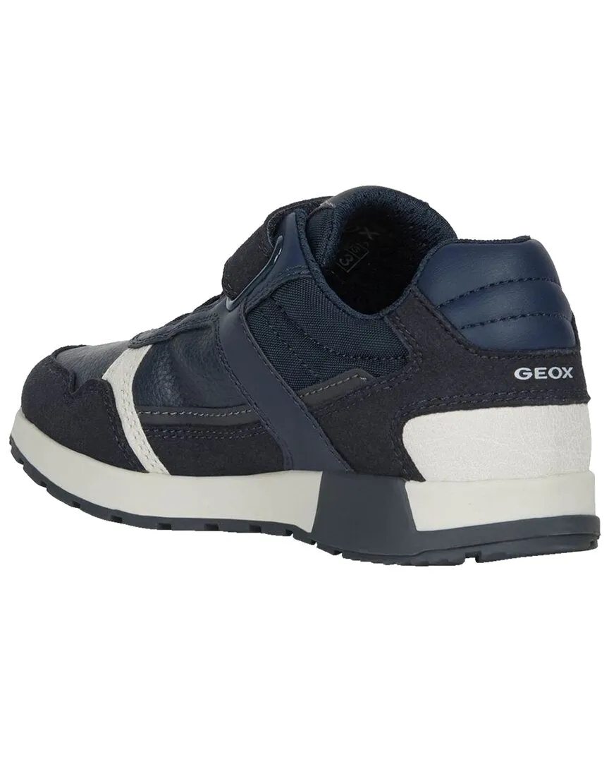 Geox Gray Alfier Low Cut Suede Sneaker