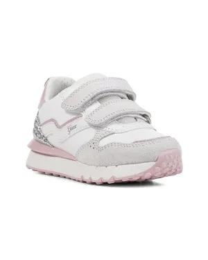 Geox J Fastics Girl Leather-Trim Sneaker, 37