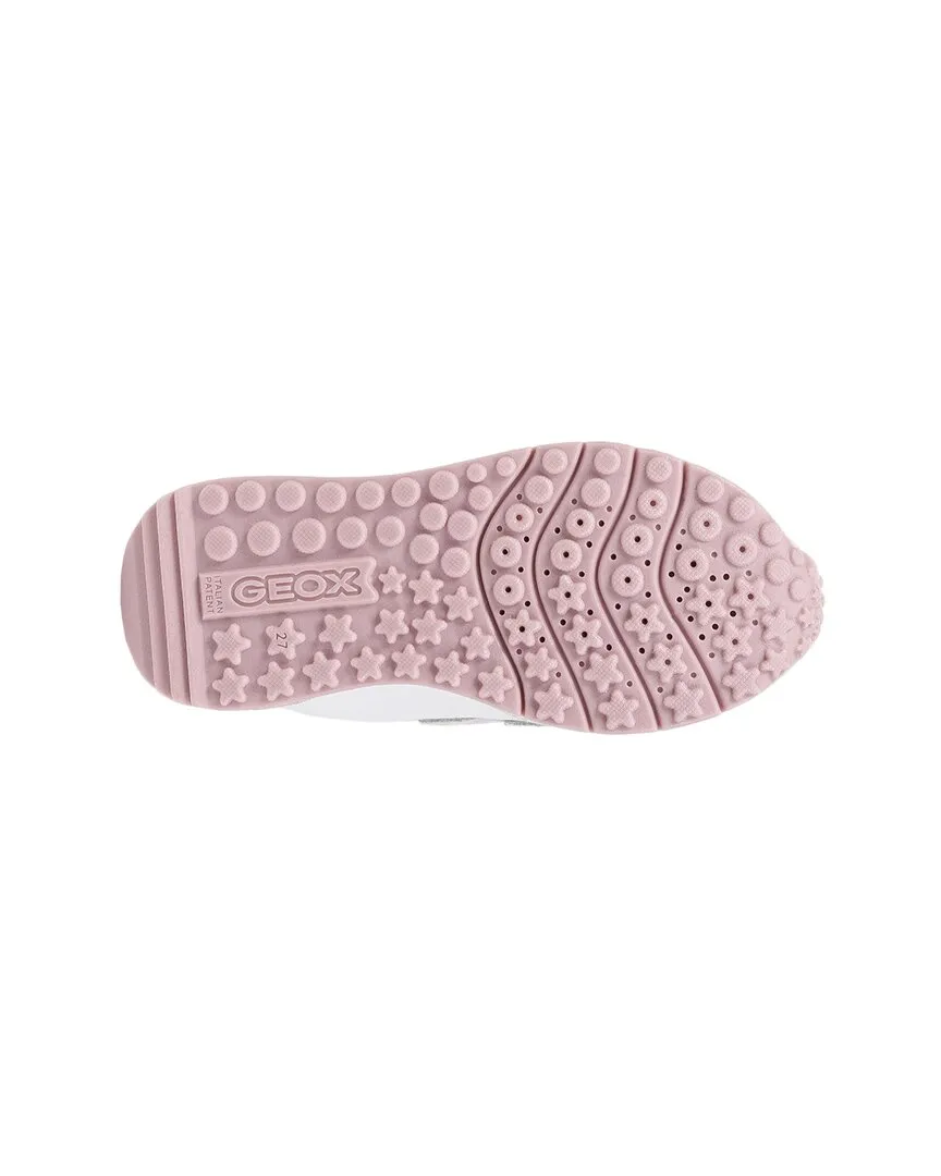 Geox J Fastics Girl Leather-Trim Sneaker, 37
