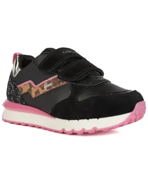 Geox J Fastics Leather Sneaker