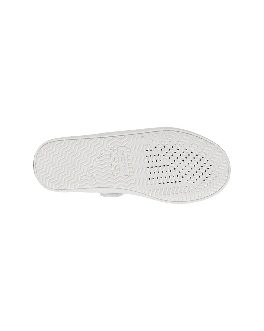 Geox J Kathe Girl Leather Sneaker