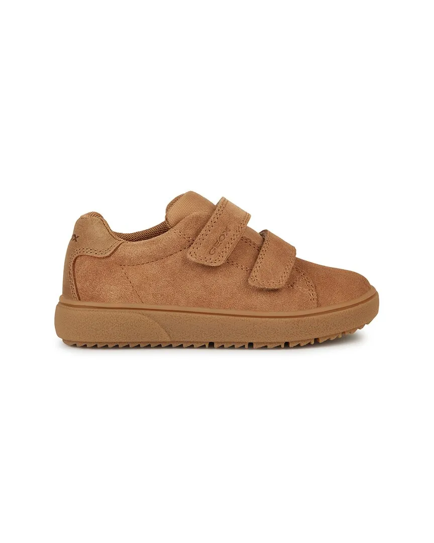 Geox J Theleven Leather & Suede Sneaker