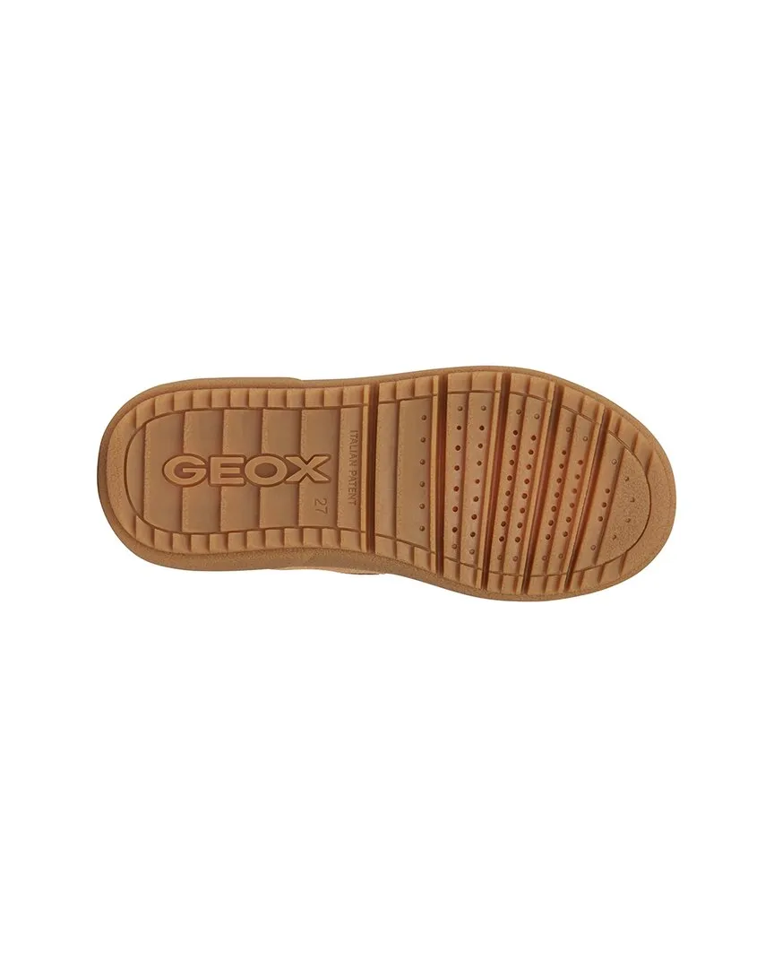 Geox J Theleven Leather & Suede Sneaker