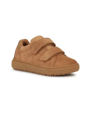 Geox J Theleven Leather & Suede Sneaker