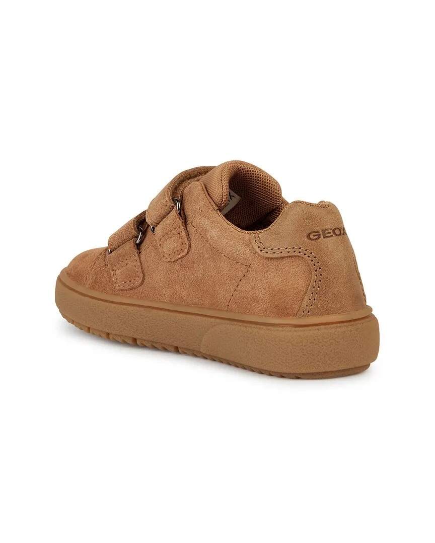 Geox J Theleven Leather & Suede Sneaker