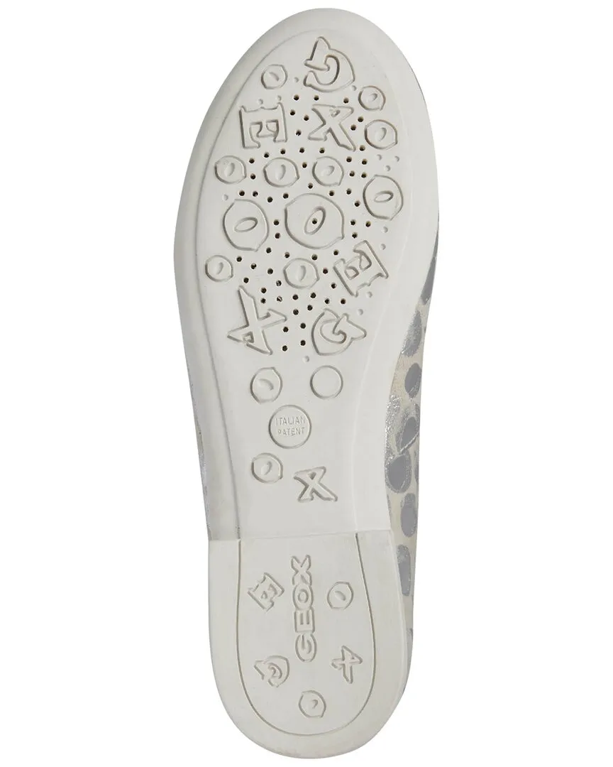 Geox Jr Plie' Leather Ballerina Flat