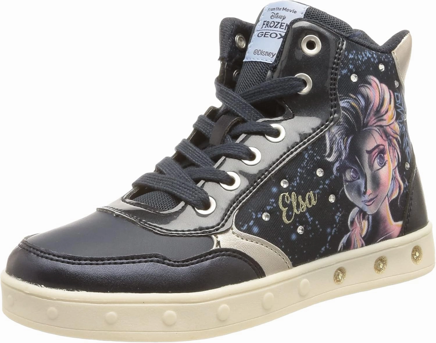 Geox Girl's J Skylin (Toddler/Little Big Kid) Sneakers