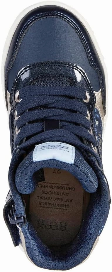 Geox Girl's J Skylin (Toddler/Little Big Kid) Sneakers