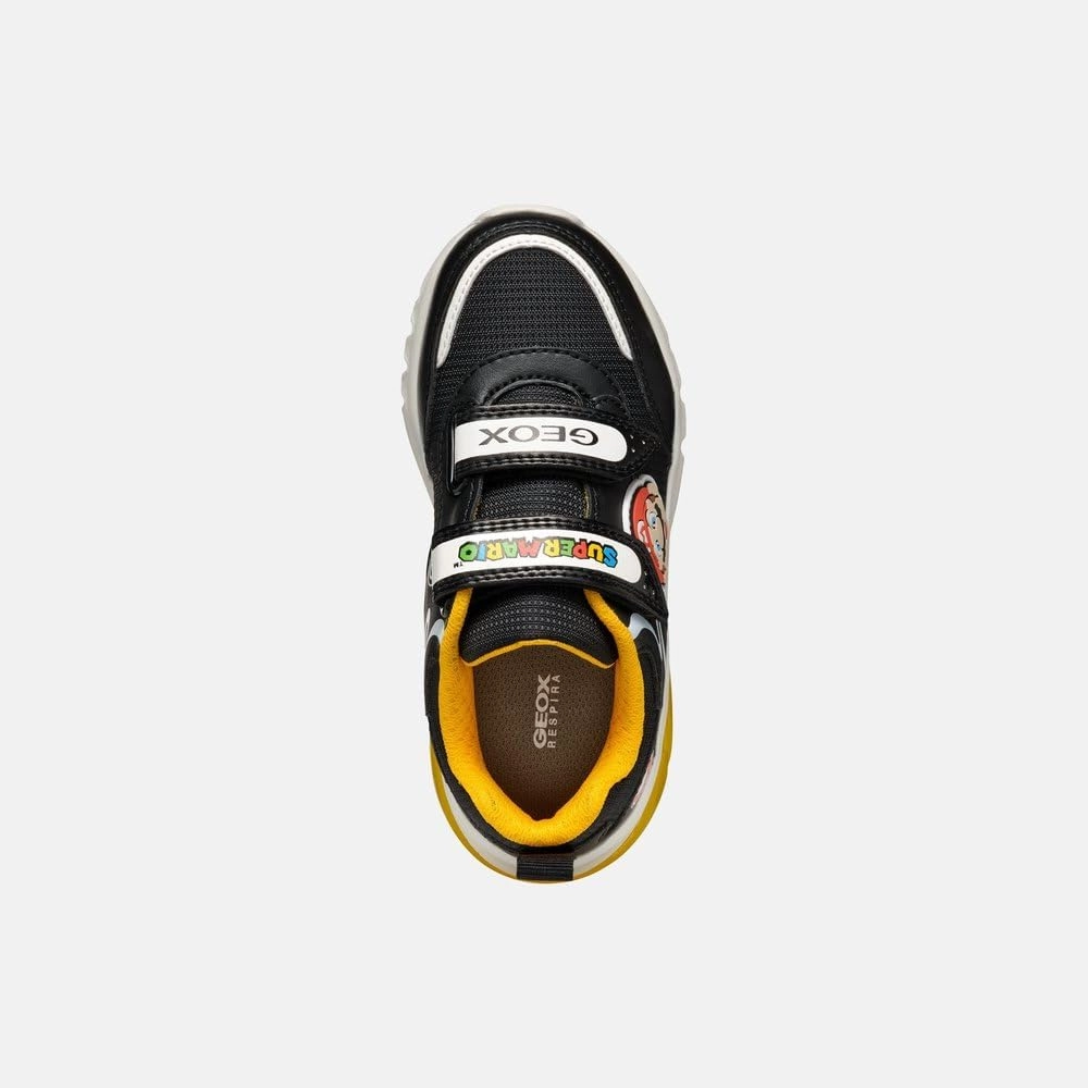 Geox J Ciberdrone E Mario Bothers Sole Light Strap Trainers