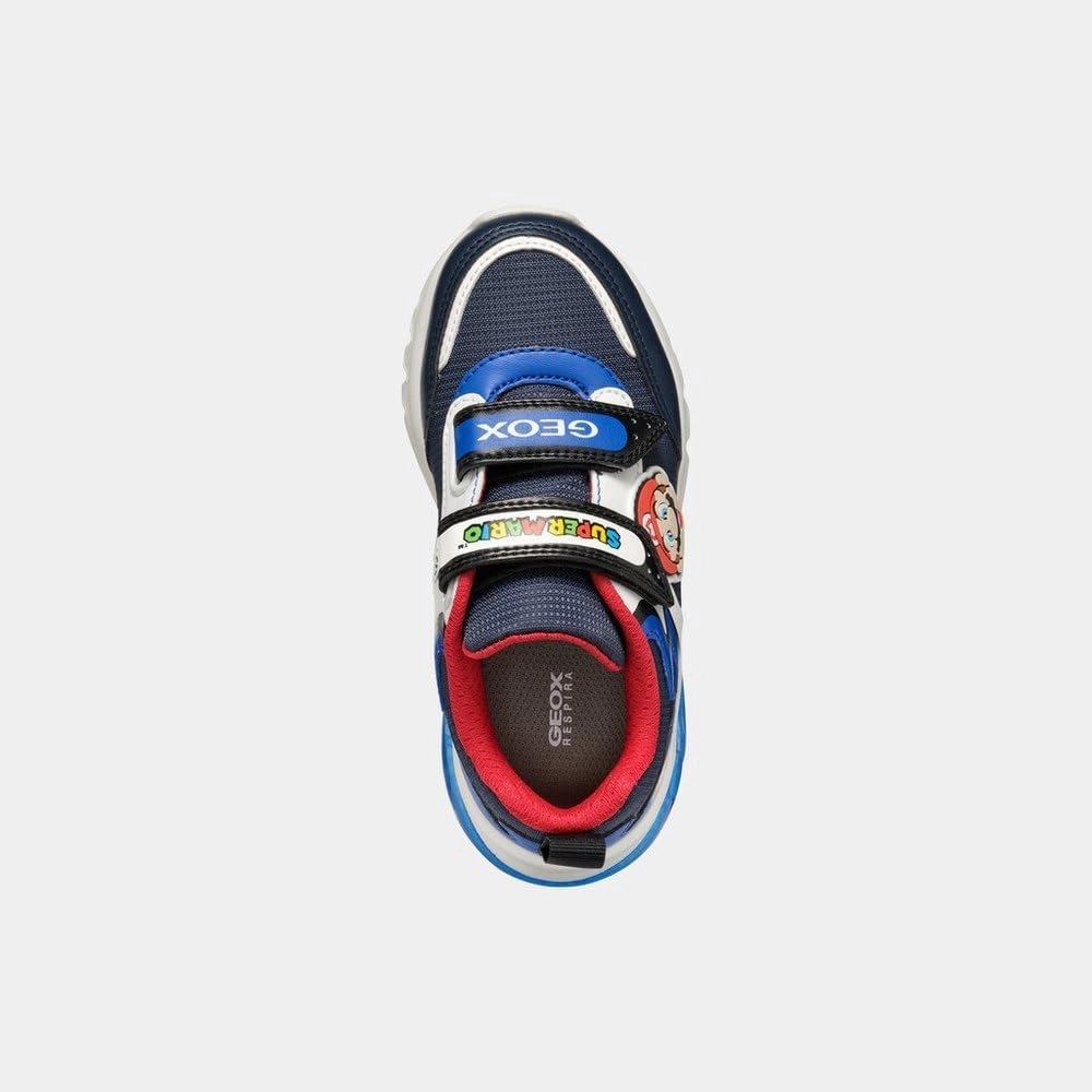 Geox Sneakers for Boys with Light Super Mario Bros J46LBI