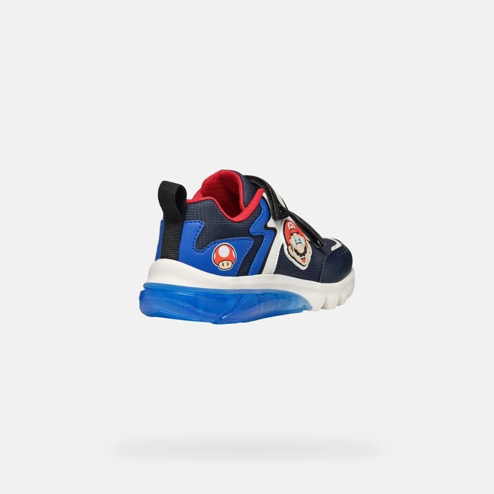 Geox Sneakers for Boys with Light Super Mario Bros J46LBI