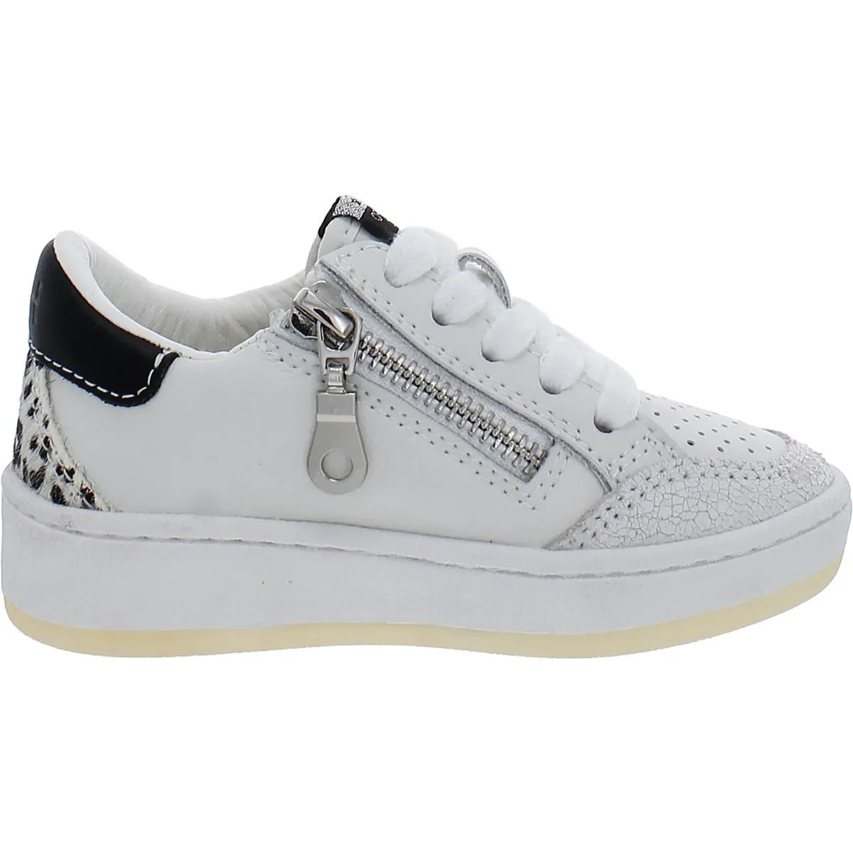 Gia Girls Toddler Calf Hair Casual and Fashion Sneakers