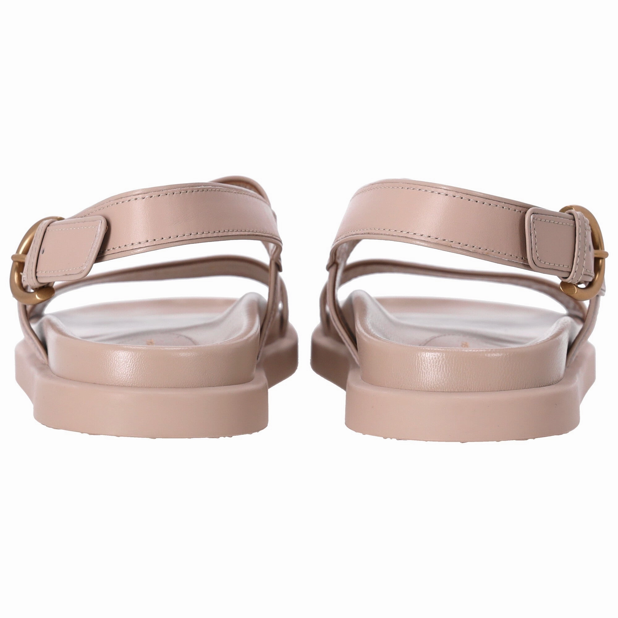 Gianvito Rossi Bilbao Sandals in Beige Leather