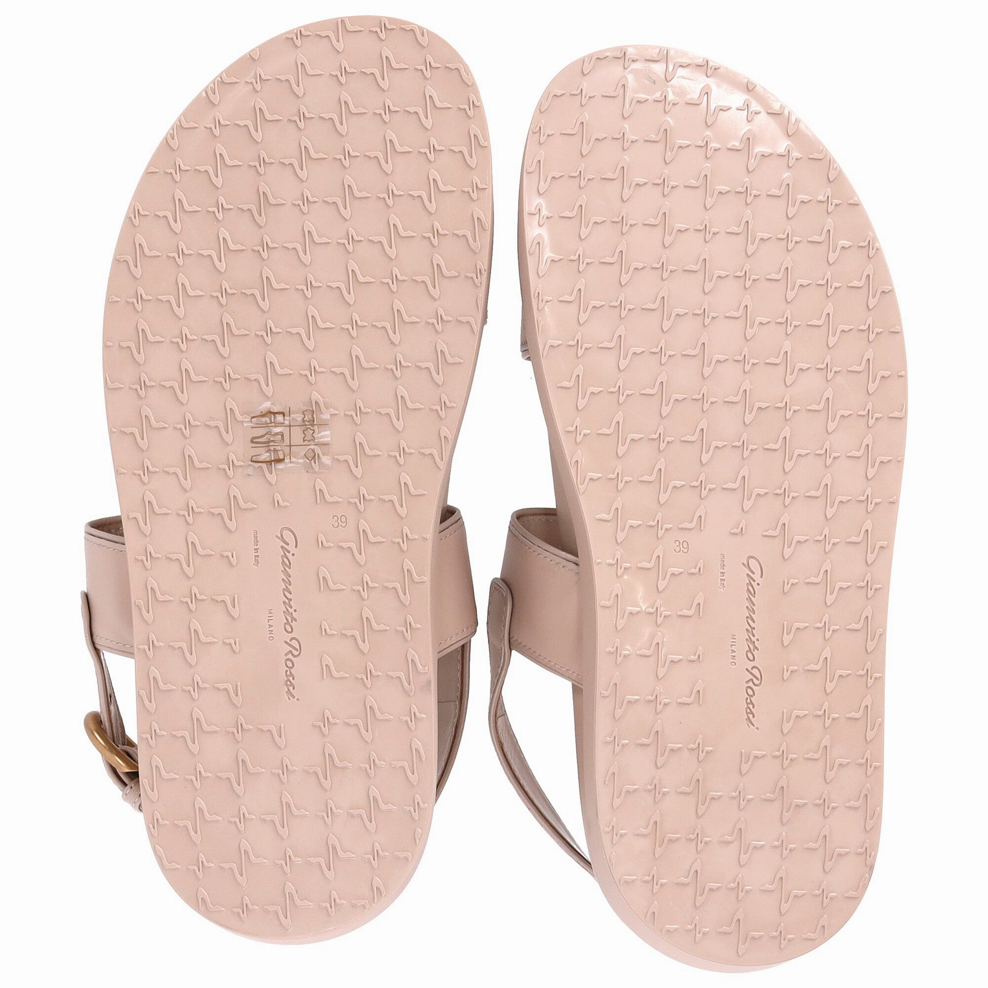 Gianvito Rossi Bilbao Sandals in Beige Leather