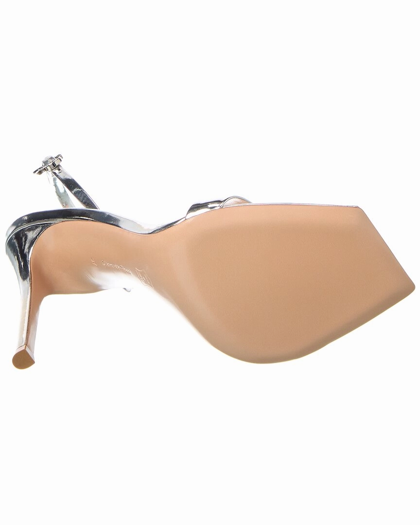 Gianvito Rossi Ribbon Stiletto 105 Leather Slingback Sandal