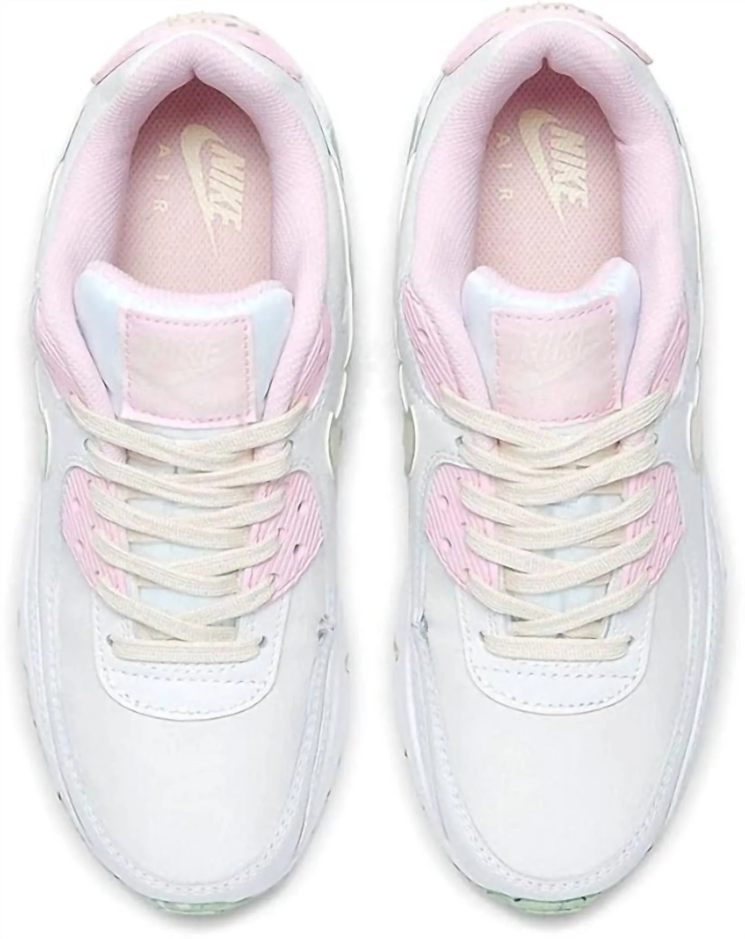 Girl's Air Max 90 Ltr Se Gs Sneakers In Summit White/coconut Milk