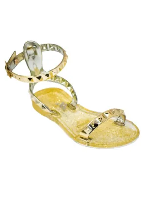 Girls Aria Sandal In Gold