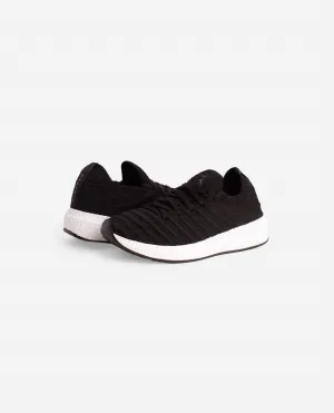 Girls Bloom Lace Up Sneaker In Black