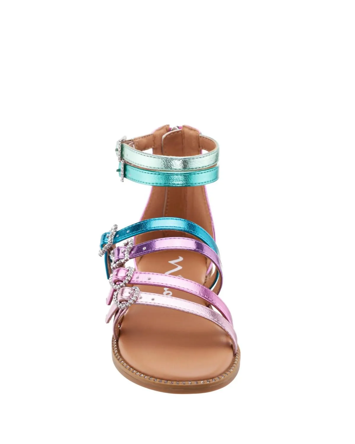 Girl's Brie Sandal In Pastel Multi