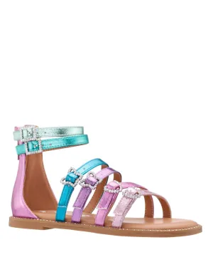 Girl's Brie Sandal In Pastel Multi
