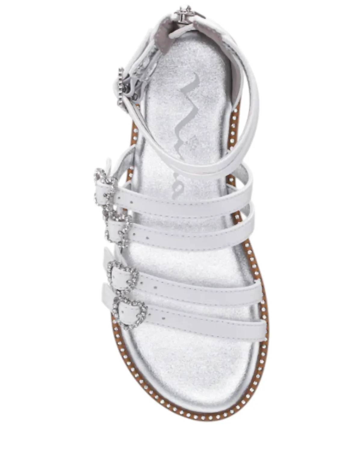 Girl's Brie Sandals In White