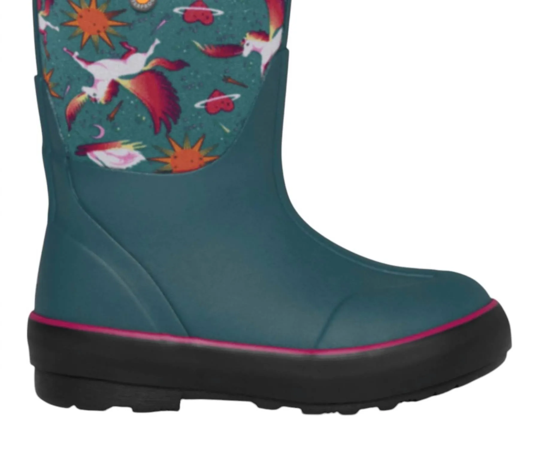 Girl's Classic Pegasus Boots In Teal