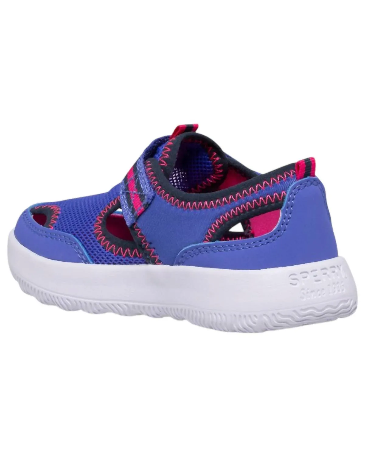 Girl's Coastal Break Sandals In Periwinkle/ Blue