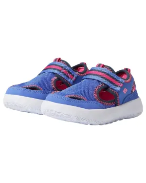 Girl's Coastal Break Sandals In Periwinkle/ Blue