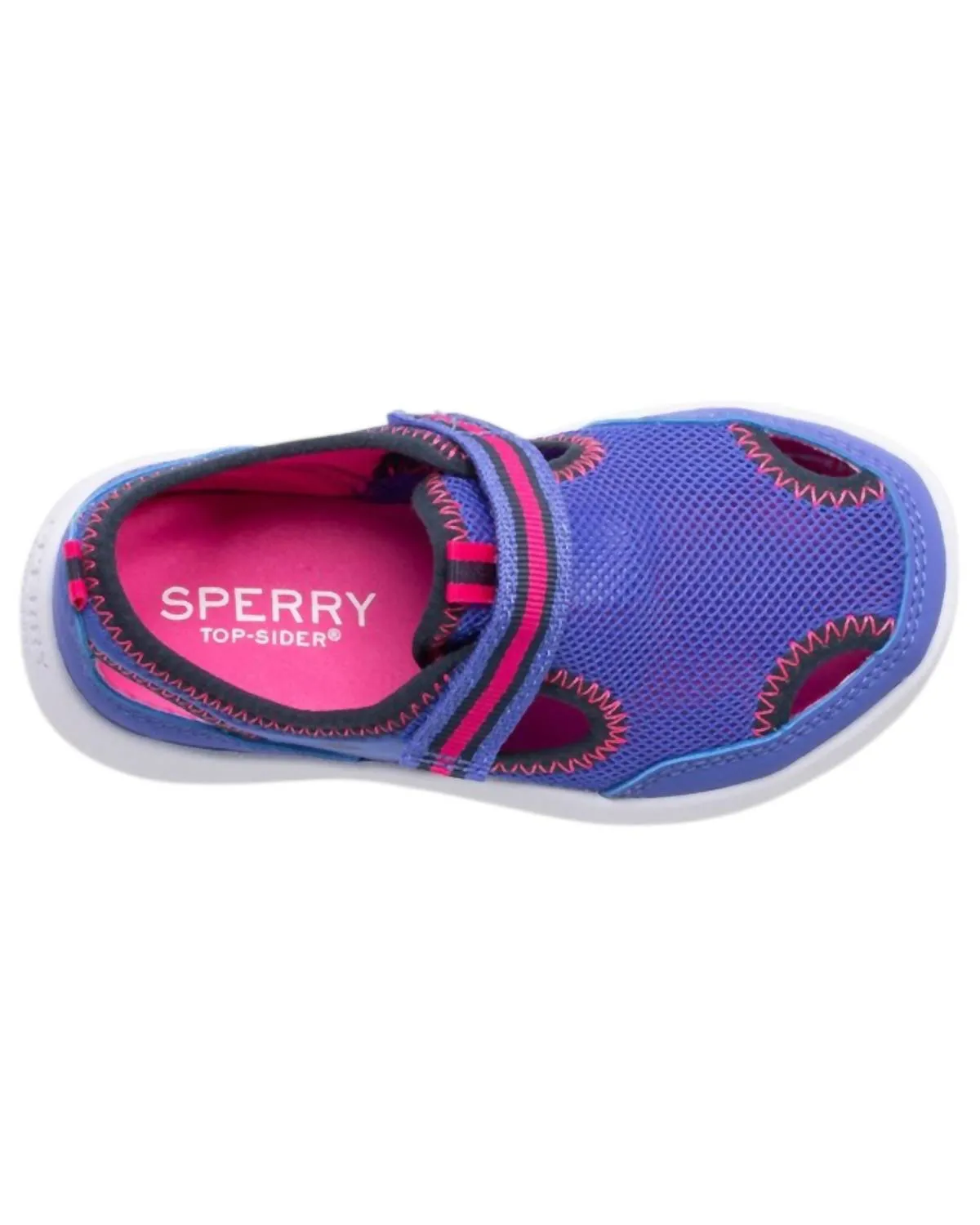 Girl's Coastal Break Sandals In Periwinkle/ Blue