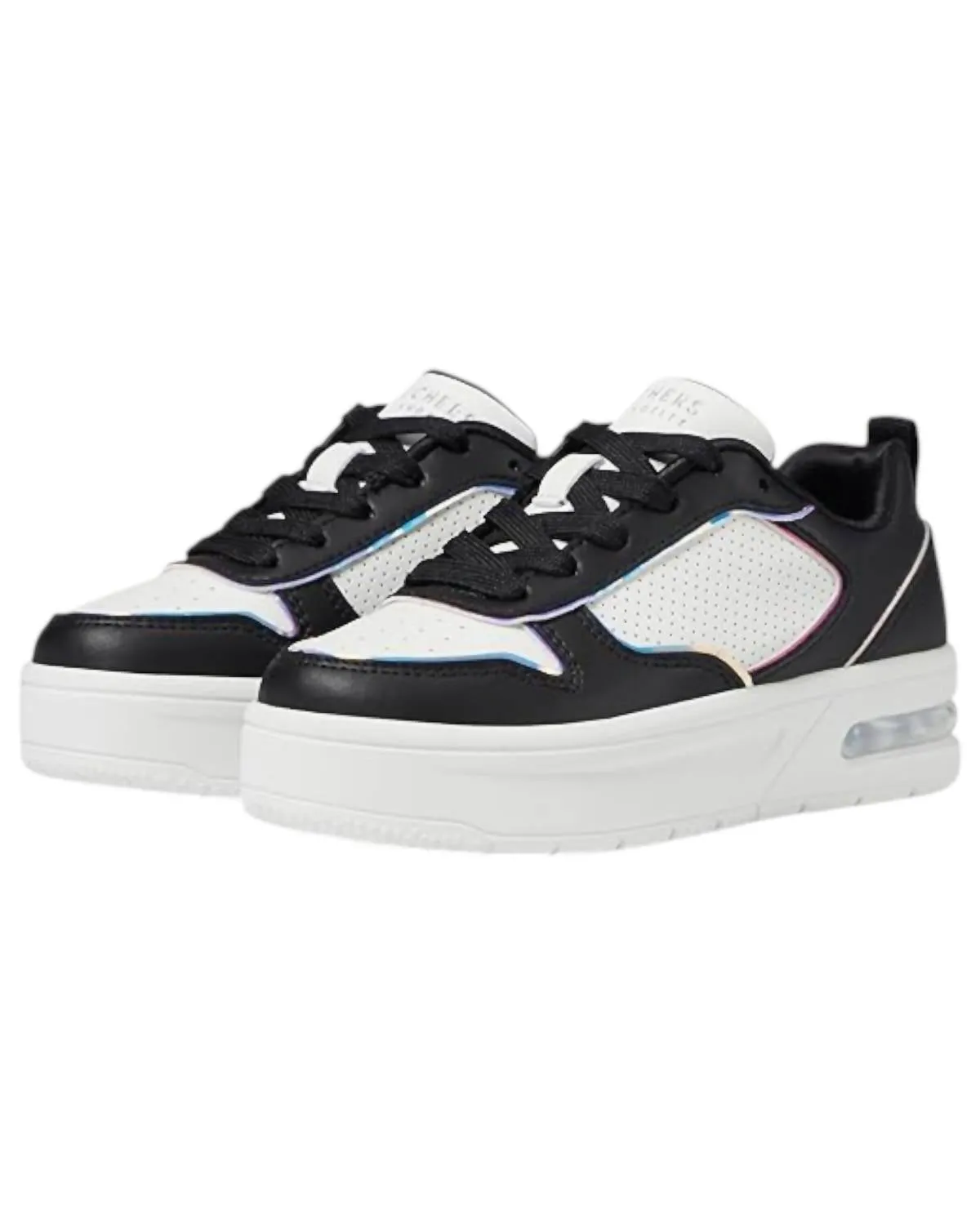 Girl's Court Hi- Air Sneakers In Black