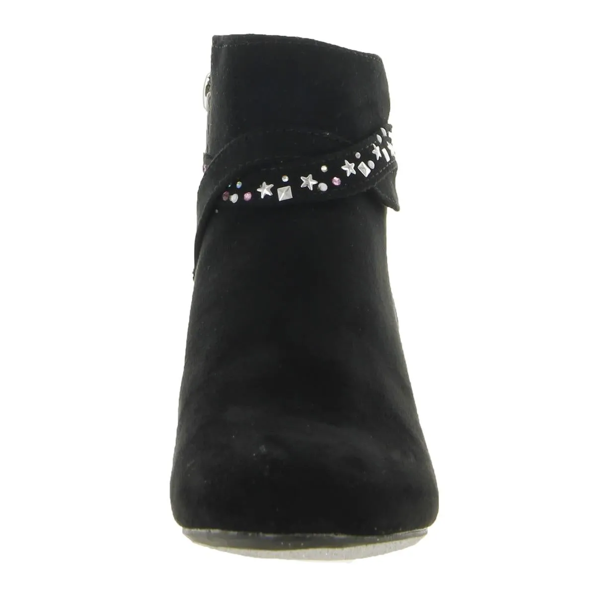 Girls Dressy Block Heel Ankle Boots