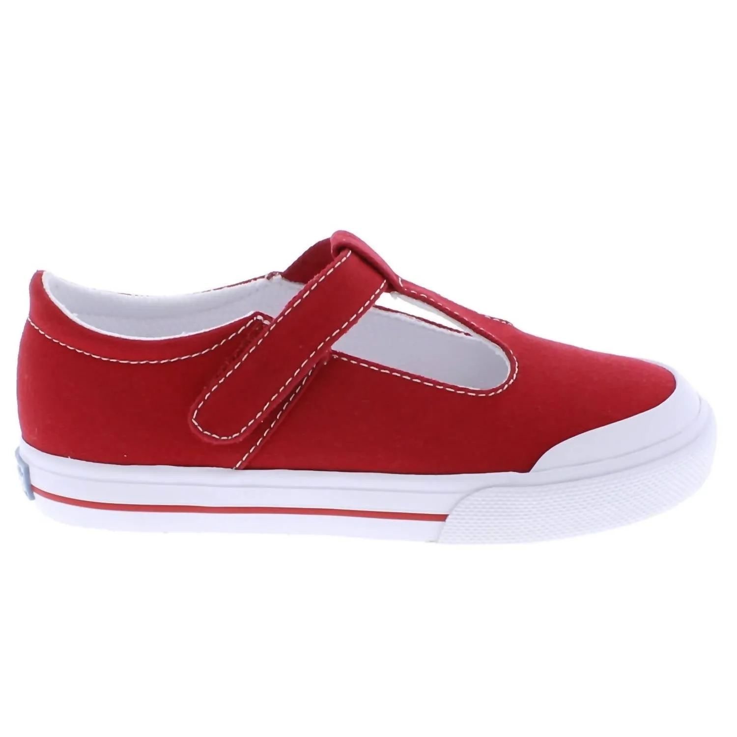 Girl's Drew Sneakers In Red