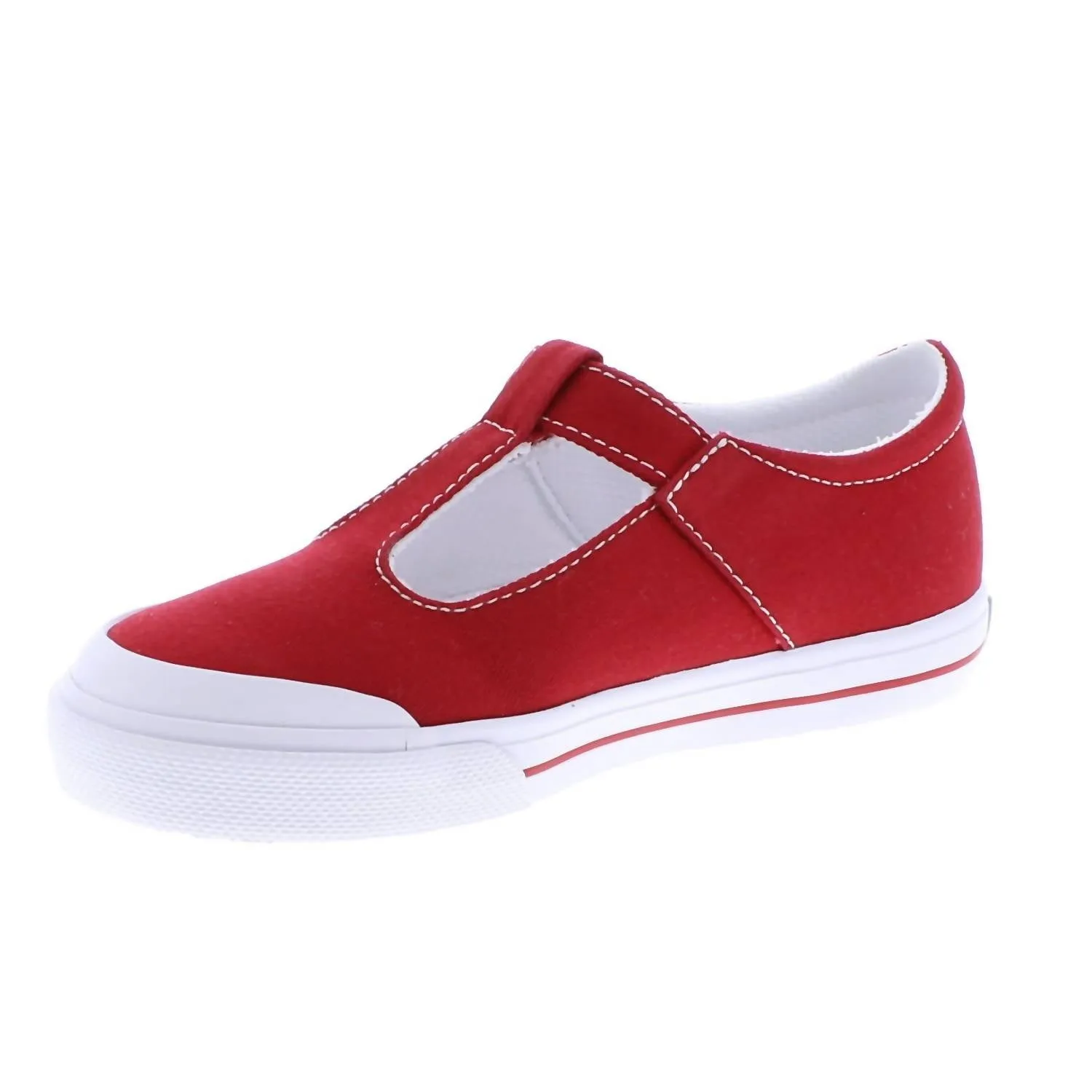 Girl's Drew Sneakers In Red