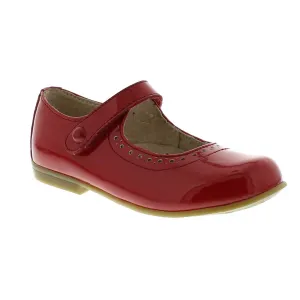 Girl's Emma Shoe - Medium/wide In Red Patent