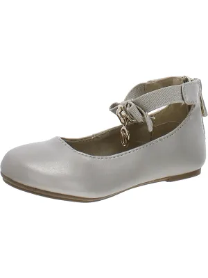 Girls F Faux Leather Mary Janes